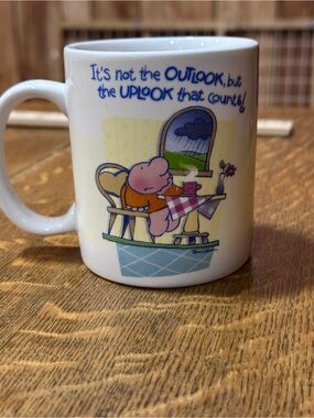 vintage 2001 Ziggy cartoon ceramic coffee mug